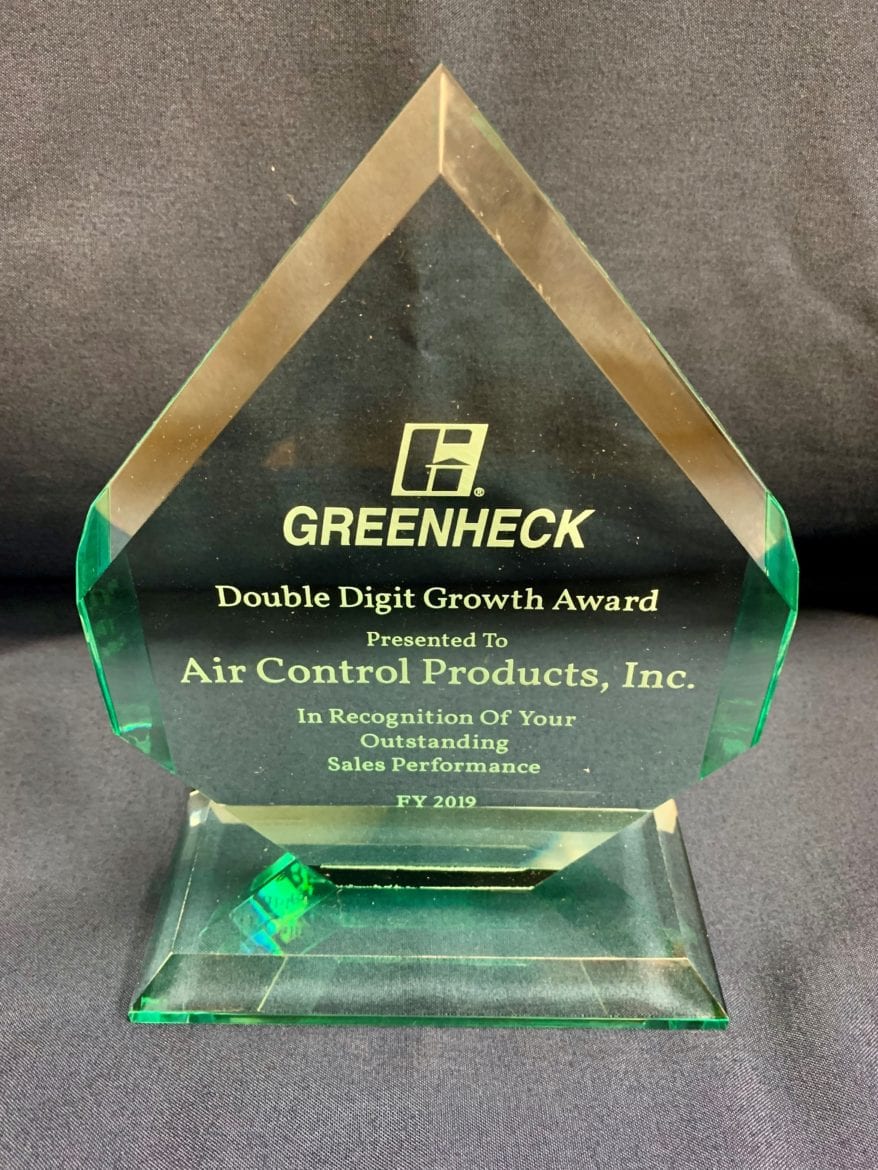 Greenheck Sales Award 2019