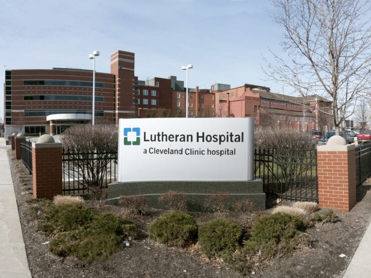 Panoramic of Lutheran Hospital Exterior taken on 02-24-09