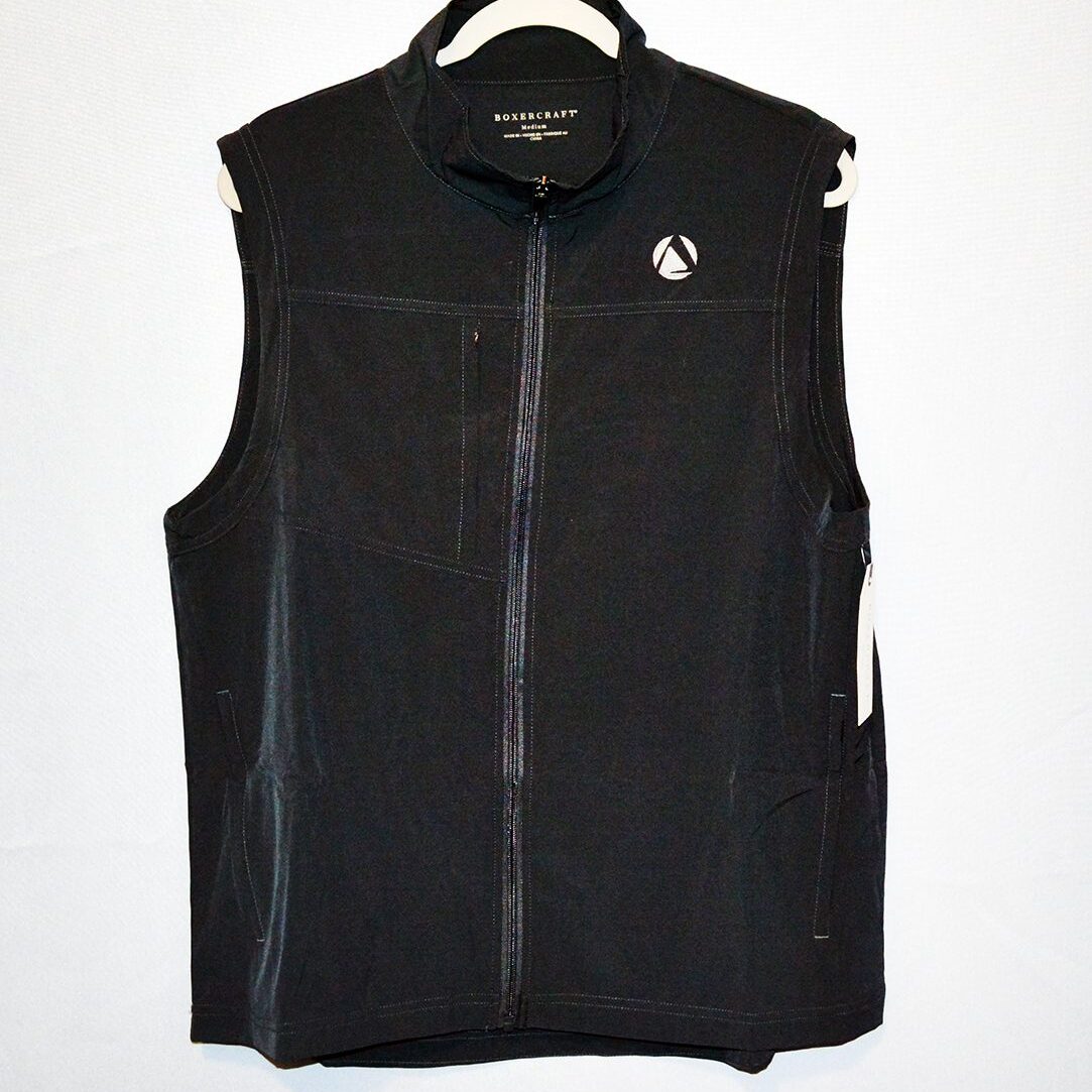 (23) Carhart Puffer Vest ACP Logo back QTY:Grey 2-S 1-M 1-L 3-XL Blk 1-M 3-L 3-XL 1-XXL $85