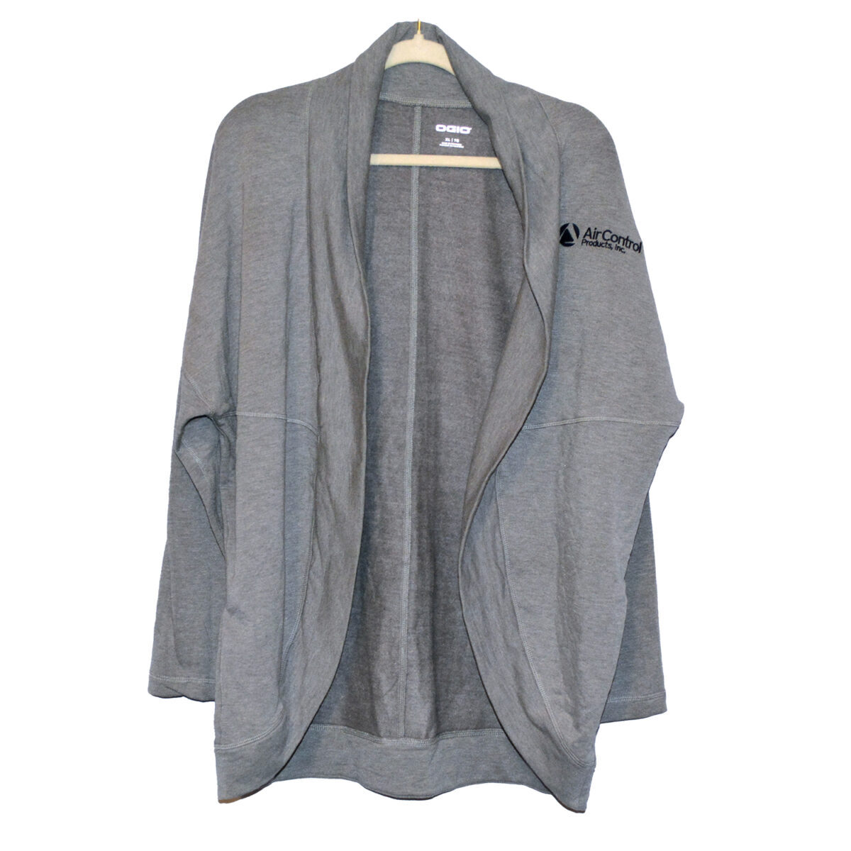 (60) Ladies- OGIO Grey Cardigan Qty: 5-S, 2-M, 5-XL $40