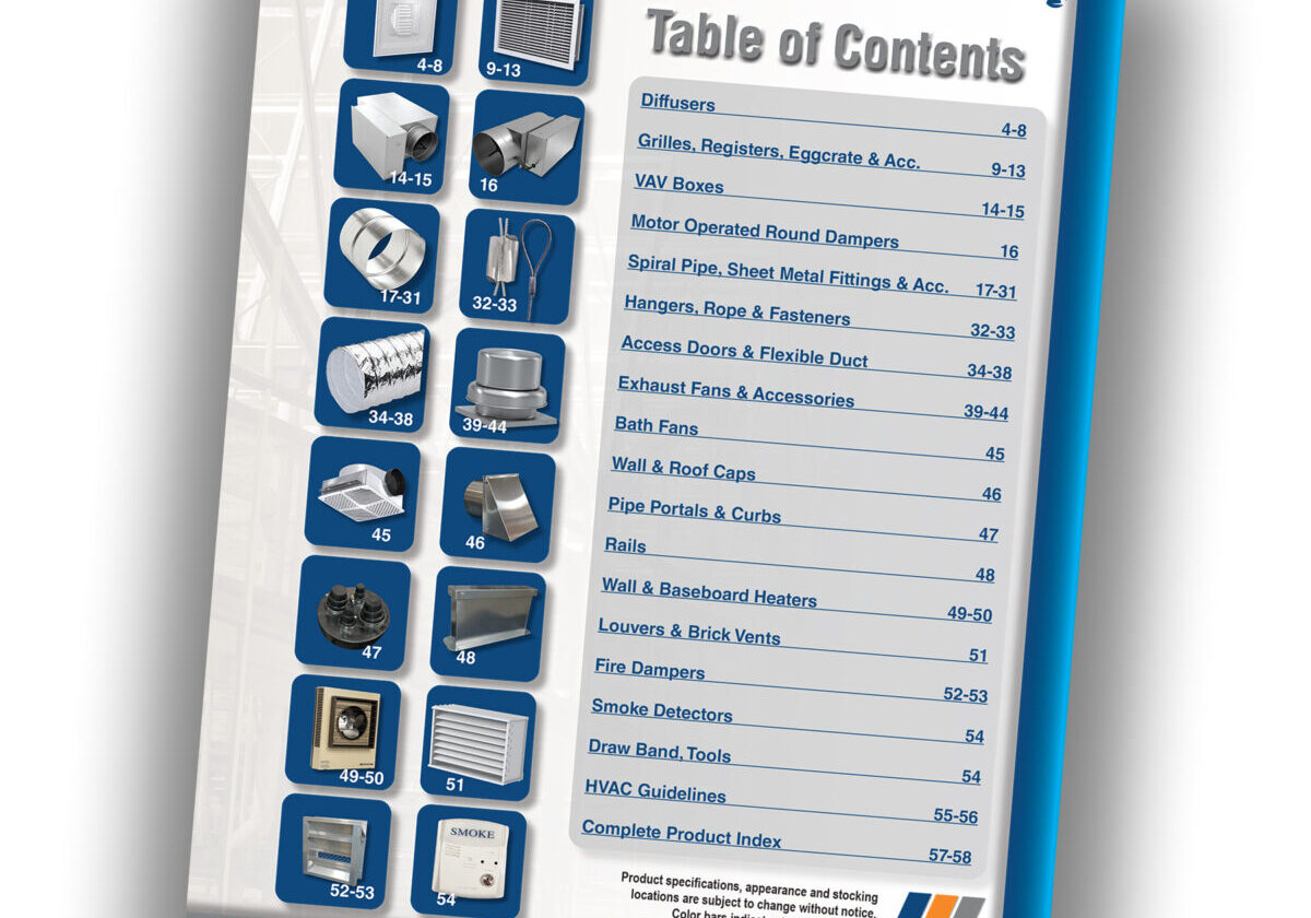 Detailed easy to navigate table of contents
